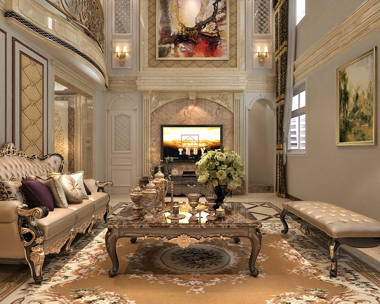 石家莊中冶德賢公館 歐式風格的華麗綻放，詮釋別墅大宅的奢華與格調